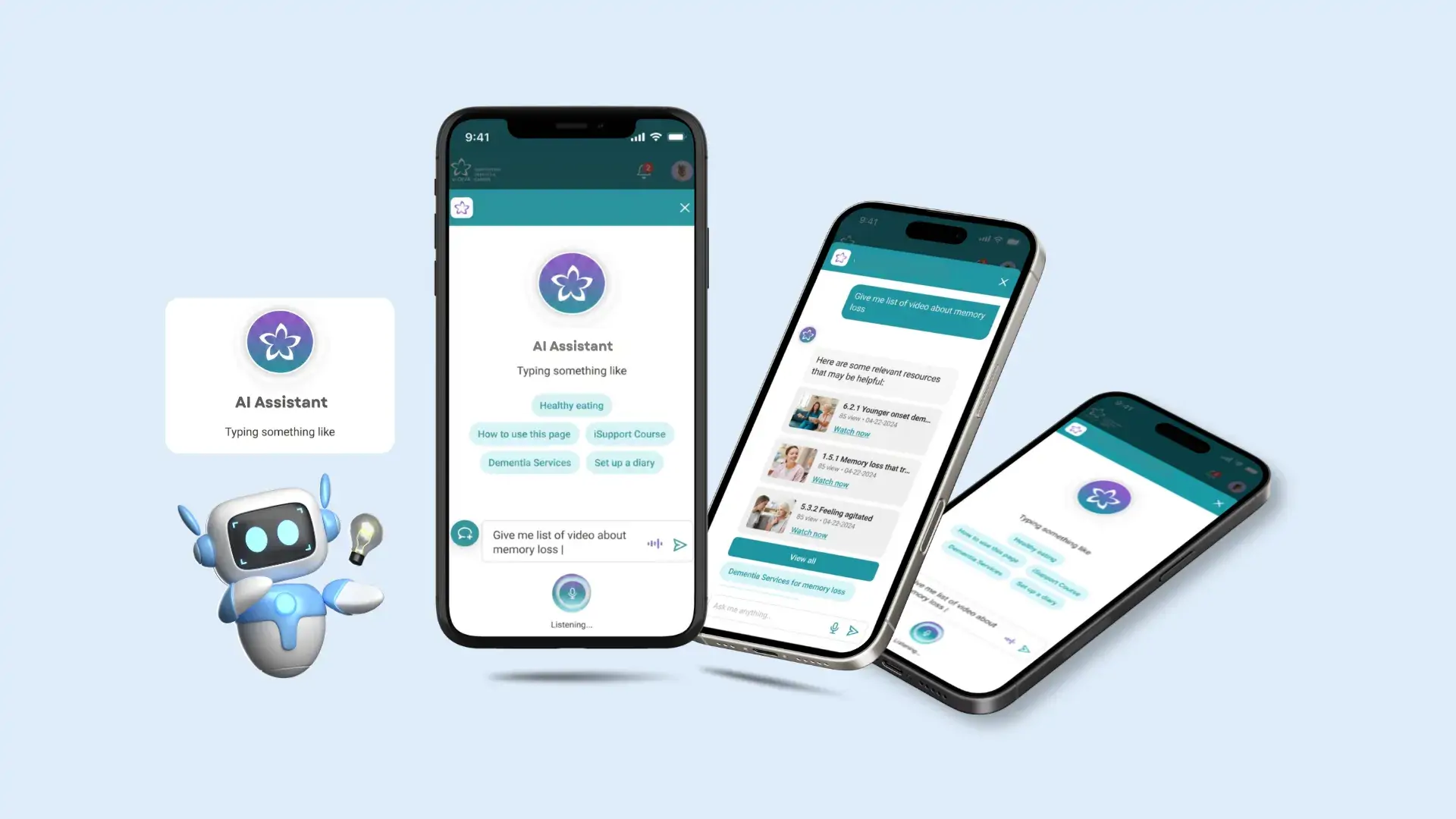AI Learning Assistant for Dementia Care